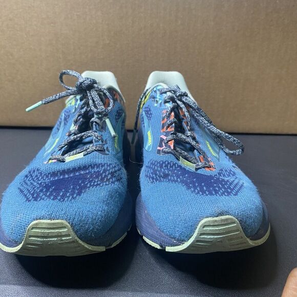 Brooks Launch GTS 9 Shoes Womens Size 8 Blue Multicolor Running Sneakers Support - Picture 2 of 9